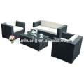 PE rattan sofa living room sets three seater sofa